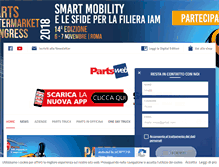 Tablet Screenshot of partsweb.it